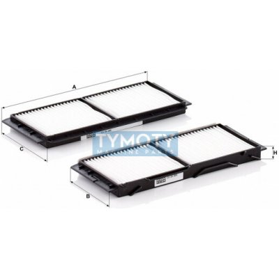 MANN CU 26 008-2 kabinový (pylový) filtr – Hledejceny.cz