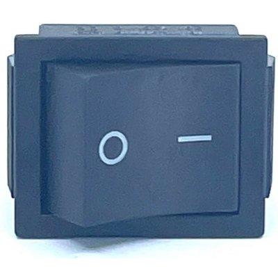 Tracon electric Kolébkový vypínač ON-OFF, 2-poloh. černý, 16A, 250V, 0-I IP40, 6A – Zboží Mobilmania
