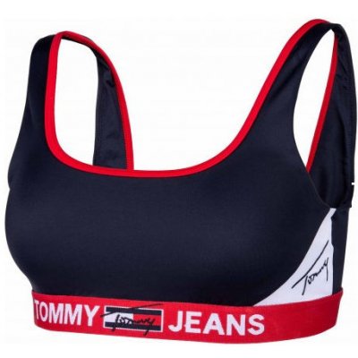 Tommy Hilfiger Tommy Jeans horní část bikin Bralette tmavě modrá – Zbozi.Blesk.cz