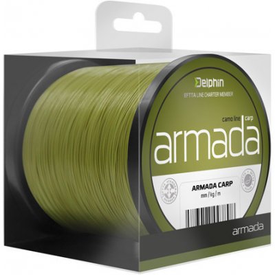 DELPHIN FIN ARMADA CARP camo 1000 m 0,35 mm – Zboží Mobilmania