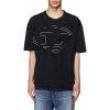 Pánské Tričko Diesel tričko T-STRAPOVAL T-shirt černé