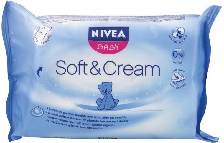 Nivea Baby Soft & Cream vlhčené ubrousky 20 ks od 34 Kč - Heureka.cz