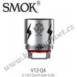 SMOK V12-Q4 žhavící hlava pro TFV12 kanthal 0,15ohm – Zboží Mobilmania