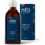 NFO Omega 3 tekutý rybí olej z Norska s vitaminem E a citronovou příchutí 250 ml – Hledejceny.cz