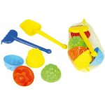 Chemoplast Sada na písek plast lopatka, hrabičky, 4ks bábovky – Zboží Dáma