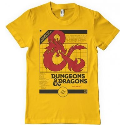 Imago tričko Dungeons & Dragons 3 Volume Set žluté – Zboží Mobilmania
