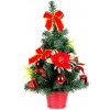 Vánoční stromek MagicHome Vánoční stromek zdobený červený 40 cm