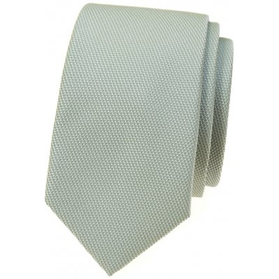 Avantgard Kravata Slim Lux 571-22440 eukalyptová – Zboží Dáma