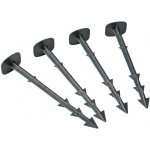 GTEX Plastové kotvící kolíky do země 15cm – balení 100 ks – Zboží Mobilmania
