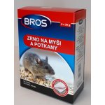 Rodenticid BROS zrno na myši a potkany 6x20g – Hledejceny.cz