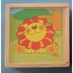 Playme Brimarex obrázkové kostky zvířátka 9 ks kubus v krabičce – Zboží Dáma