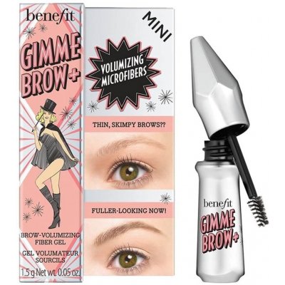 Benefit Objemový gel na obočí Gimme Brow+ Brow Volumizing Fiber Gel Mini 5 1,5 g – Zboží Dáma