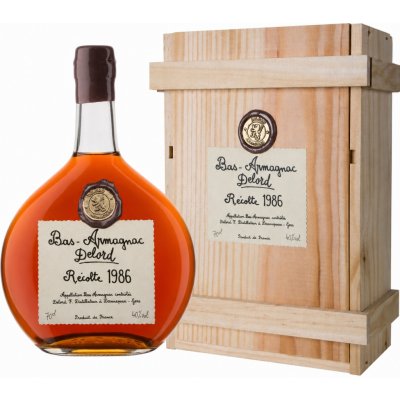 Armagnac-Delord Millésimés 1986 40% 0,7 l (kazeta) – Sleviste.cz