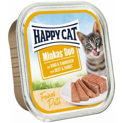 Happy Cat Minkas Duo Rind & Kaninchen Paté 100 g