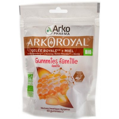 Arkopharma ARKOROYAL Gellé royal+Miel gum.BIO 60ks – Hledejceny.cz