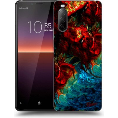 Pouzdro Picasee silikonové Sony Xperia 10 II - Universe černé – Hledejceny.cz