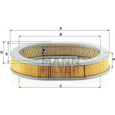 MANN FILTER Vzduchový filtr C 2943 – Hledejceny.cz