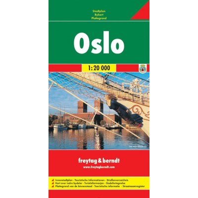 Plán města Oslo 1:20 000