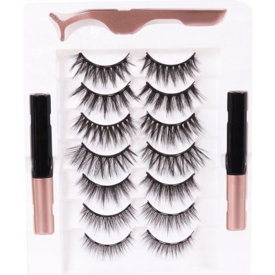 Dexxer MAG-LASH Magnetické řasy a magnetické oční linky 7 párů – Zboží Dáma