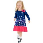 Winkiki Kids Wear dívčí šaty Motýlci navy/malinová – Hledejceny.cz