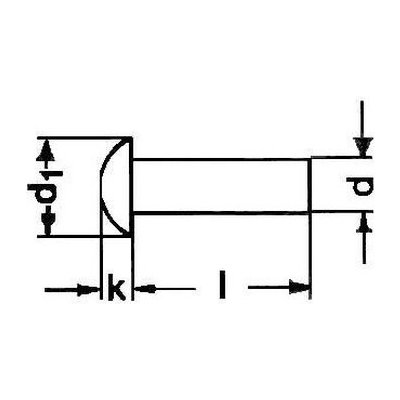 nýt 4x20 Fe-ocel půlkulatá hlava DIN 660 – Sleviste.cz