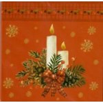 Nekupto Vánoční kartičky na dárky Svíčky 6,5 x 6,5 cm 6 kusů – Zboží Mobilmania