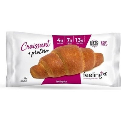 Feeling OK Proteinový croissant 50 g – Zboží Mobilmania