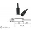 Bovden Jagwire BOT723BJ, koncovka bowdenu s ochranou, Al, 4mm