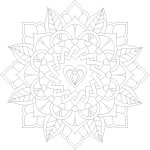 Radost v písku Šablona na pískování mandala PARTNERSTVÍ 69 300 x 300 mm – Zboží Mobilmania