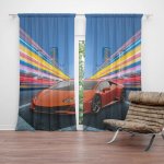 Sablio Závěs Sportovní auto 2: 2ks 140x250cm – Hledejceny.cz