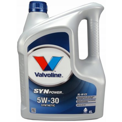 Valvoline SynPower XL 5W-30 4 l – Hledejceny.cz