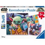 RAVENSBURGER Star Wars: Mandalorian 3x49 dílků – Zboží Dáma