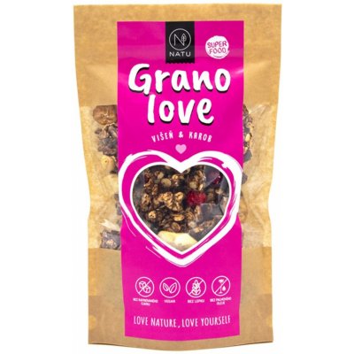 NATU Granolove Višeň a karob 350 g – Zboží Mobilmania