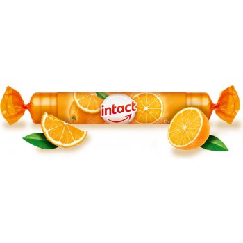 Intact hroznový cukr s vitamínem C pomeranč 40 g