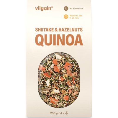 Vilgain Quinoa s shiitake a lískovými oříšky 250 g – Zboží Dáma