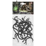 Plato 12 černých plastových pavoučků – Hledejceny.cz