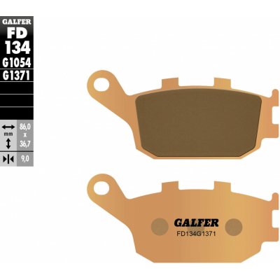 Destičky Galfer FD174, varianty produktu Galfer- metalické – Zboží Mobilmania