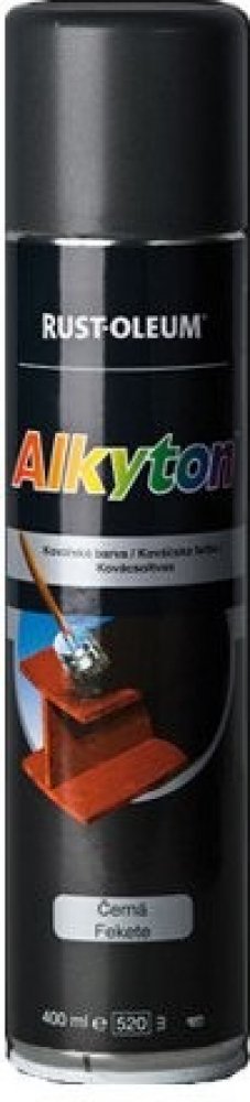 RUST-OLEUM Alkyton Combicolor kovářská barva černá- sprej 400g |  Srovnanicen.cz