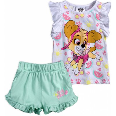 Dívčí souprava Paw Patrol Hawai bílá – Zbozi.Blesk.cz