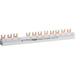 Hřebenová přípojnice 3P, 10mm²/12mod. pro 4-pól. chránič s 8 ks 1-pól. jističů KDN363F HAGER – Hledejceny.cz
