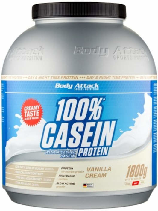 Body Attack 100% Casein Protein 1800 g