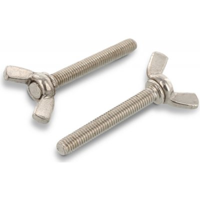 INOX DIN 316 křídlový šroub, americká forma, nerez A4 Varianta: DIN 316 křídlový šroub, americká forma, nerez A4 M12X60 – Zboží Mobilmania