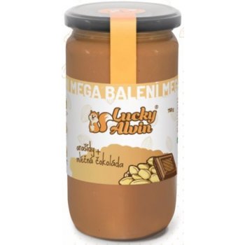 Lucky Alvin arašídový krém s čokoládou mléčná čokoláda 750 g