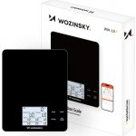 Wozinsky WIK-10 chytrá kuchyňská váha s Bluetooth a nutriční analýzou, černá – Hledejceny.cz