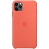 Pouzdro a kryt na mobilní telefon Apple Apple iPhone 11 Pro Max Silicone Case Clementine MX022ZM/A