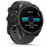 Garmin Fenix 8 AMOLED 47mm Sapphire Carbon Gray Titanium/Black 010-02904-21 – Zboží Mobilmania