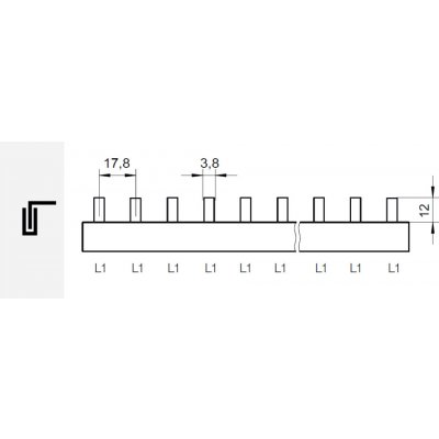 Eleman lišta S-1L-1000/10 ISO – Zbozi.Blesk.cz