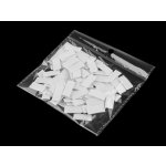 Suchý zip samolepicí obdélníčky sypané 10x20 mm - 1 bílá háček – Hledejceny.cz