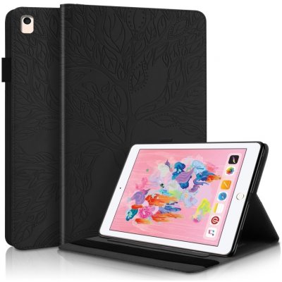 Protemio ART TREE Zaklápěcí pouzdro Apple iPad 9.7 2017 / 9.7 2018 / iPad Air 1 / 2 57062 černé – Zboží Mobilmania