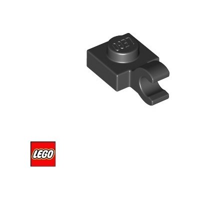 LEGO® 61252 Podložka 1x1 s klipem Černá